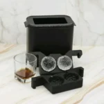 Bandeja de 2 Esferas Curvado Transparente de 6 cm Diametro