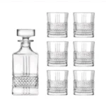 Set 7 Piezas Licorera Whisky Brillante
