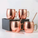 Set x 4 Uni - Tazas Mug Cobre 500 ML