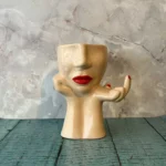 Vaso Rostro de Mujer 380 ML